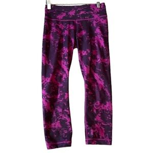 Lululemon crop wunder under leggings